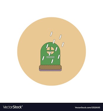 In flat design halloween icon vector image