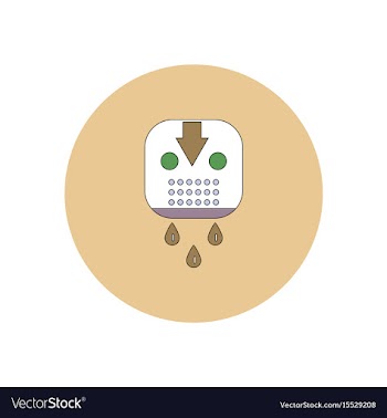 In flat design halloween icon vector image