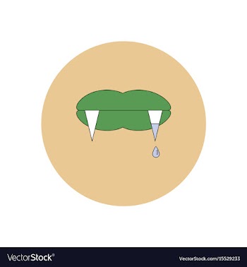 In flat design halloween icon vector image