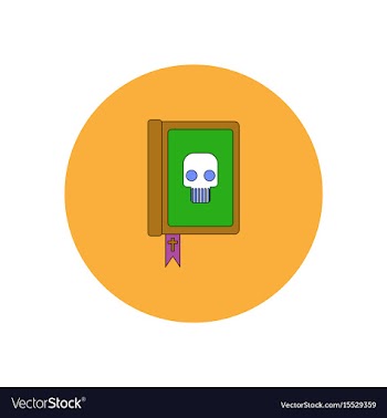 In flat design halloween icon vector image