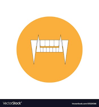 In flat design halloween icon vector image