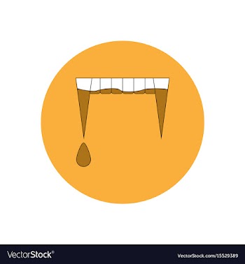 In flat design halloween icon vector image