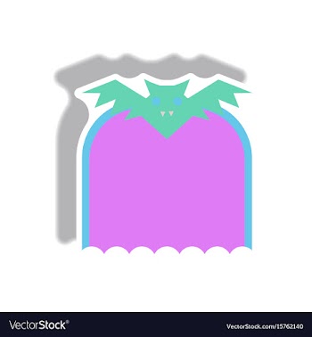 In flat design halloween icon vector image