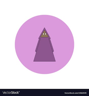 In flat design Halloween vector image
