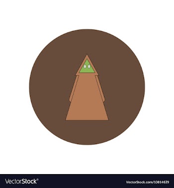 In flat design Halloween vector image