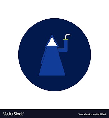In flat design halloween vector image