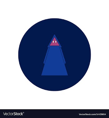 In flat design halloween vector image