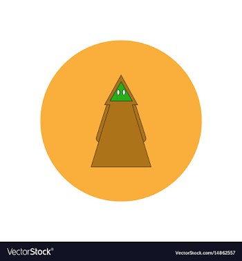 In flat design halloween vector image