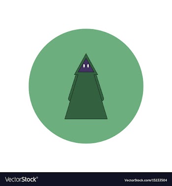 In flat design halloween vector image