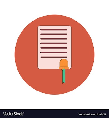 In flat design of blank and vector image