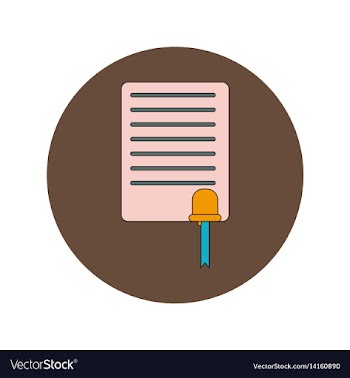 In flat design of blank and vector image