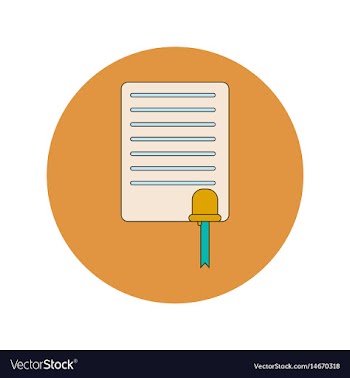 In flat design of blank and vector image
