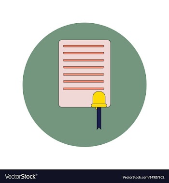 In flat design of blank and vector image