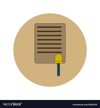 In flat design of blank and vector image