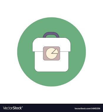 In flat design of business pie vector image