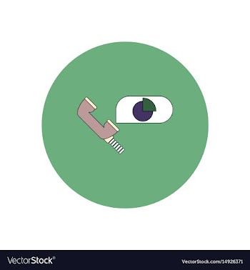 In flat design of business pie vector image