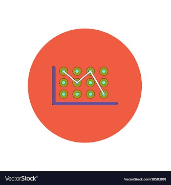 In flat design of business vector image