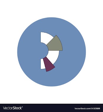In flat design of business vector image