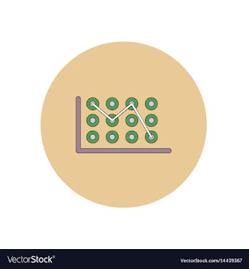 In flat design of business vector image