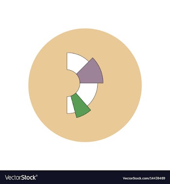 In flat design of business vector image