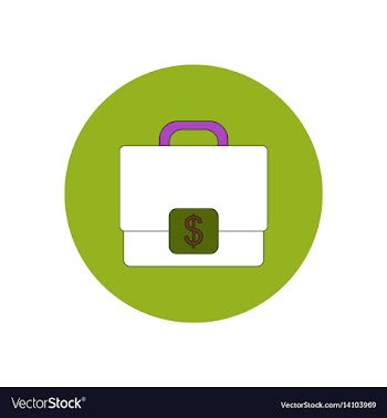 In flat design of case with vector image