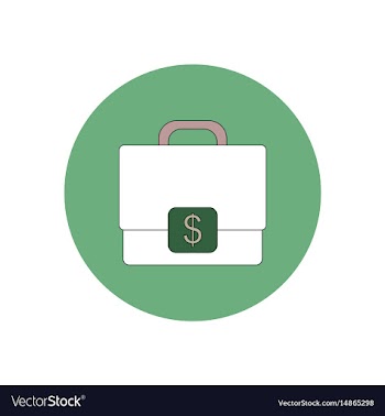 In flat design of case with vector image