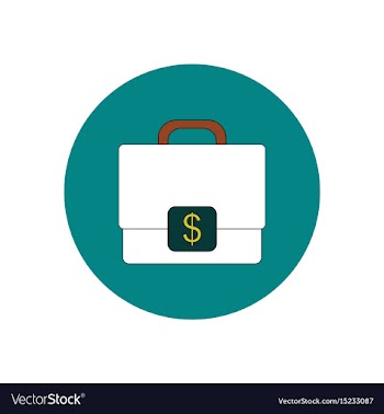 In flat design of case with vector image