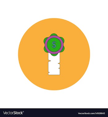 In flat design of certificate vector image