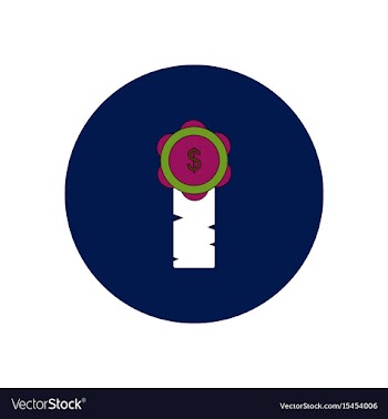 In flat design of certificate vector image