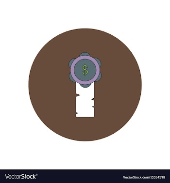 In flat design of certificate vector image