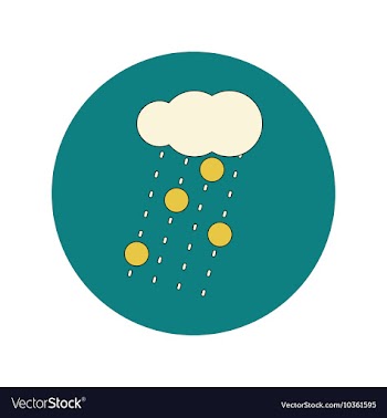 In flat design of Cloud and vector image
