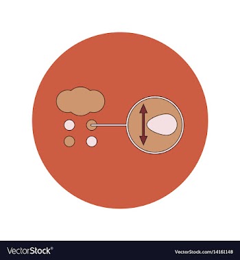 In flat design of cloud and vector image