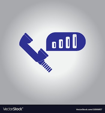 In flat design of column chart vector image