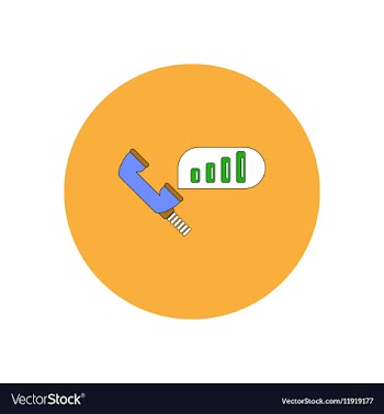In flat design of column chart vector image