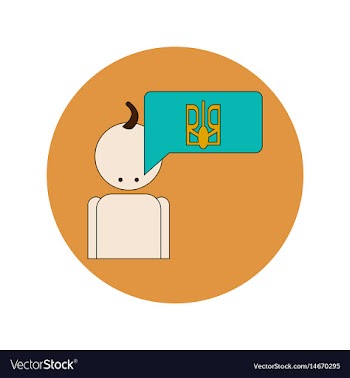 In flat design of cossack and vector image