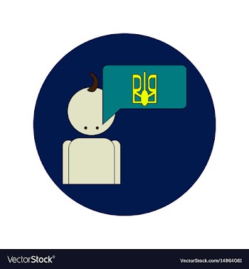 In flat design of cossack and vector image