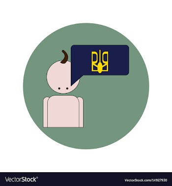In flat design of cossack and vector image