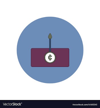 In flat design of currency vector image