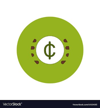 In flat design of currency vector image