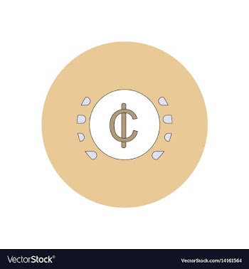 In flat design of currency vector image