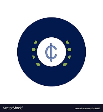 In flat design of currency vector image