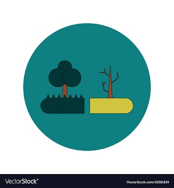 In flat design of drought and vector image