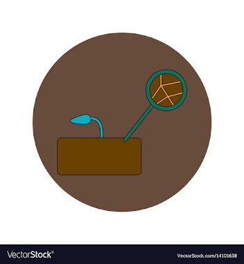 In flat design of drought and vector image