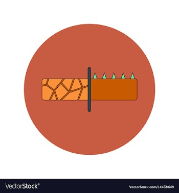 In flat design of drought and vector image