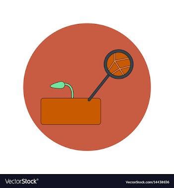 In flat design of drought and vector image