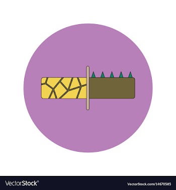 In flat design of drought and vector image