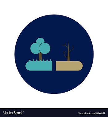 In flat design of drought and vector image
