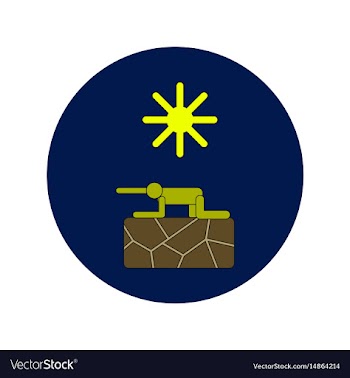 In flat design of drought and vector image