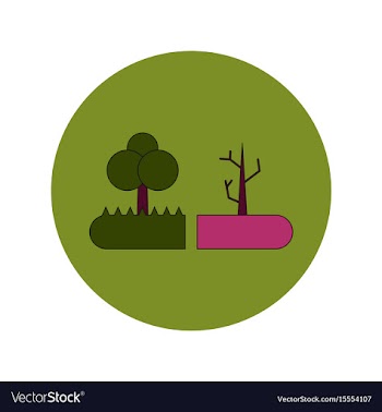 In flat design of drought and vector image