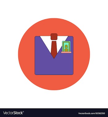 In flat design of financial vector image